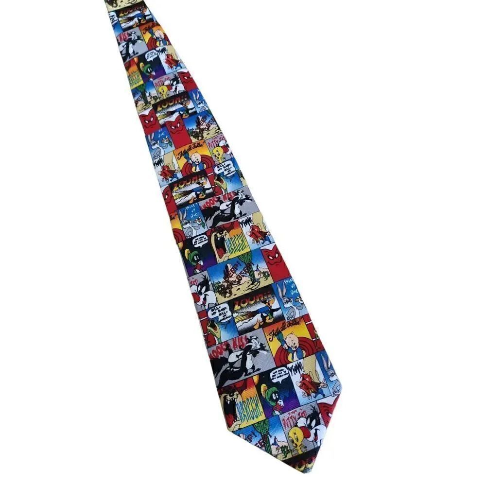 Vintage Looney tunes Multi color tie